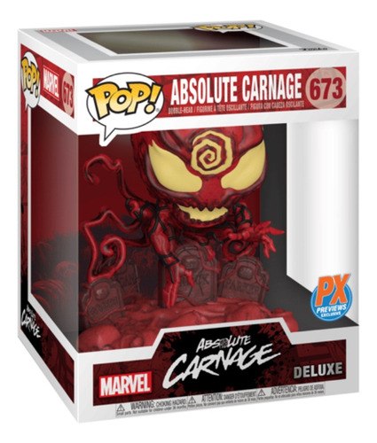 Funko Pop Marvel - Absolute Carnage #673 Exclusivo Px 