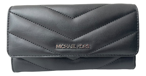 Cartera Jet Set Travel Michaek Kors Negra Con Gris