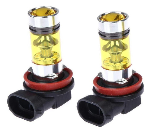 Faros Antiniebla Amarillos H8 H11 De Alta Potencia, 100 W, P