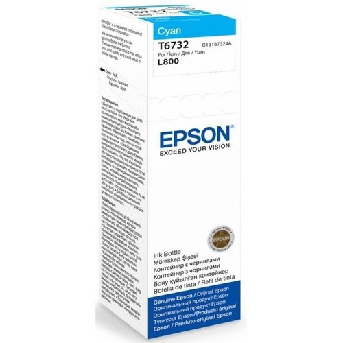 Imagen 5 de 9 de Botella De Tinta Epson 673 , Cyan, Para L800 (t673220)