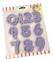 Comprar Molde Para Galletas Fondant Números Fondant Reposteria 