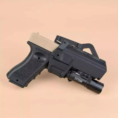 Coldre Glock G17 G22 Tático Uso Com Lanterna Olight Valkyrie