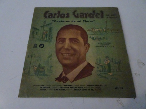 Carlos Gardel -  Cantares De Mi Tierra  - Vinilo 10  Tango