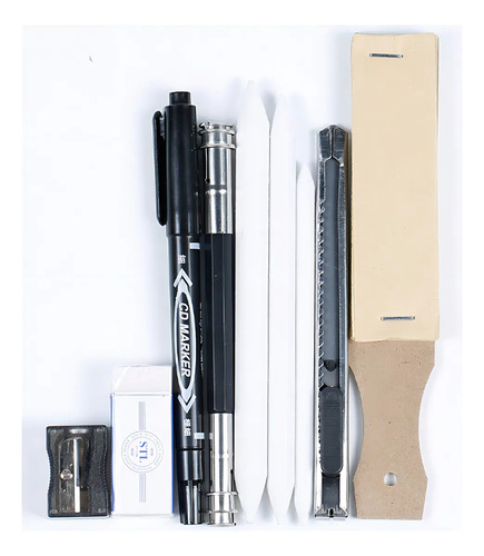 Kit De Lápices De Dibujo Y Boceto Con Accesorios 74 Pzs Lollanda Muramaudi