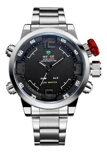 Relógio Weide Masculino 2309 Prata