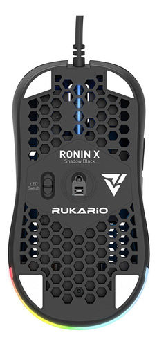 Rukario Ronin X Gaming Mouse (shadow Black, Wired)