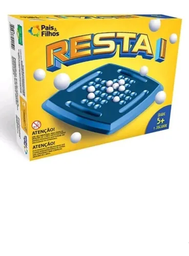 comprar Jogo Resta Um 1 Pedagògico Raciocinio E Educativo Tabuleiro