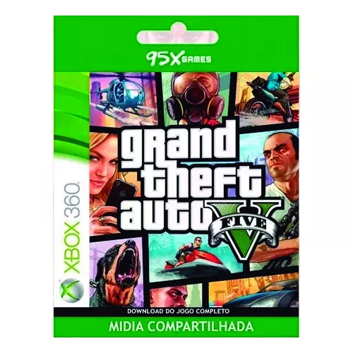 Gta 5 Xbox 360 Original Midia Digital Codigo De 25 Digitos