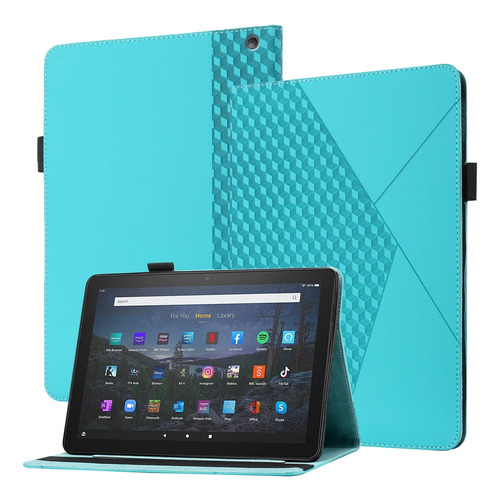 Funda Rhombus Para Amazon Kindle Fire Hd 10 2021