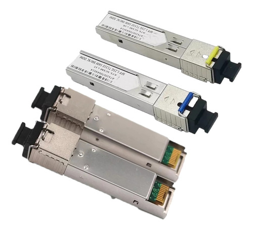 1 Par Modulo Sfp Transceptor 1310nm Par 5km Sc/upc Unifibra