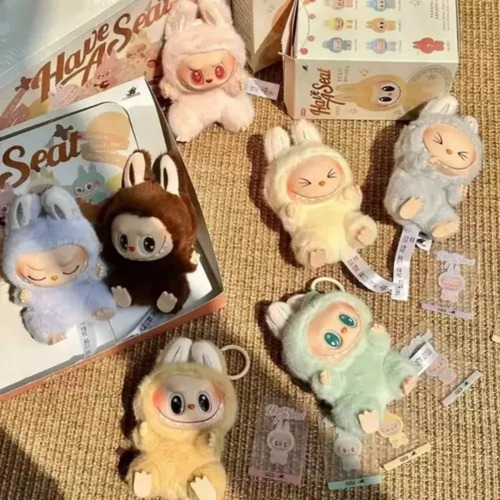 Labubu Tasty Macaron Plush Keychain Monsters Macaron