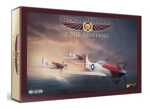 Us P-51d Mustang Blood Red Skies Warlord Games