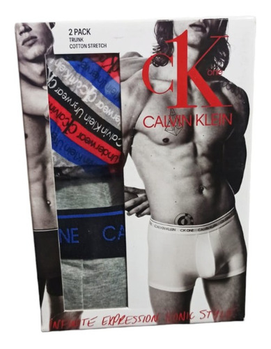 Boxer Calvin Klein Trunk Corto Hombre 2 Pack Nb2385o - 050