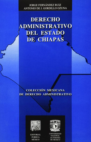 Libro: Derecho Administrativo Del Estado De Chiapas