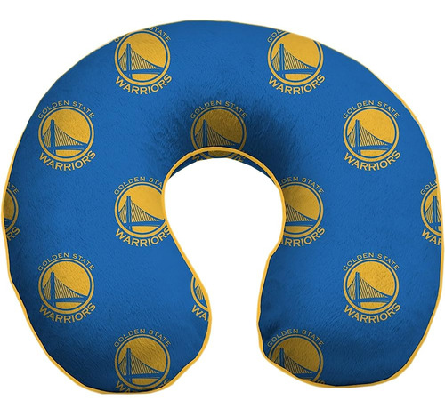 Pegasus Sports Nba Memory Foam Microplush Travel Pillow, Gol