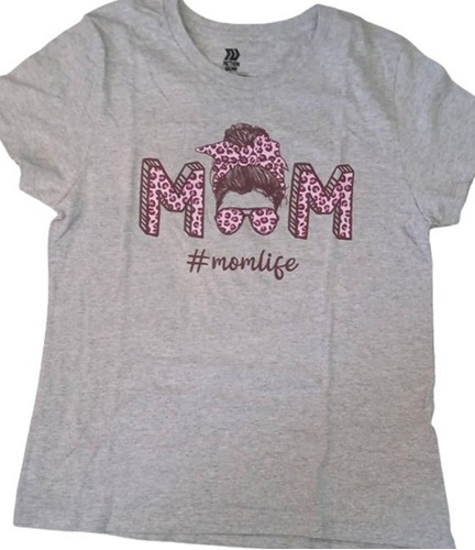 Franela Mom Life  Para Damas Dia De La Madre Talla S