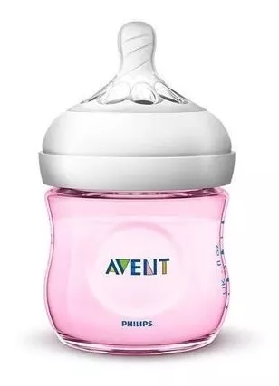 AVENT Set Mamadera Anti-colic Tetina AVENT 125ml Pink SCD80924