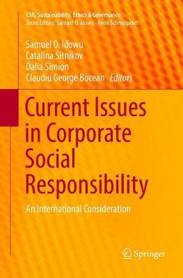 Libro Current Issues In Corporate Social Responsibility :...