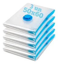 Comprar 3 Saco À Vácuo Embalagem Organizador 50x60 Roupas Mala Viagem Casa Bolsa A Vacuo