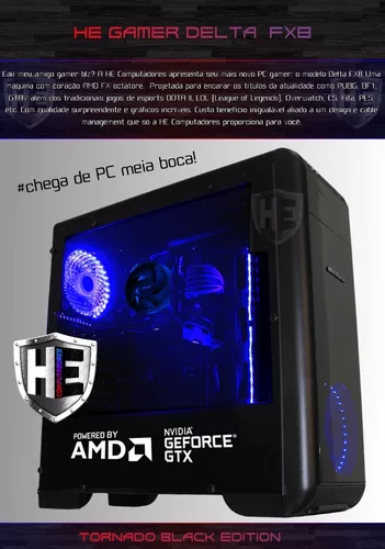 MEU NOVO PC GAMER CUSTO BENEFÍCIO PRA JOGAR DE TUDO 