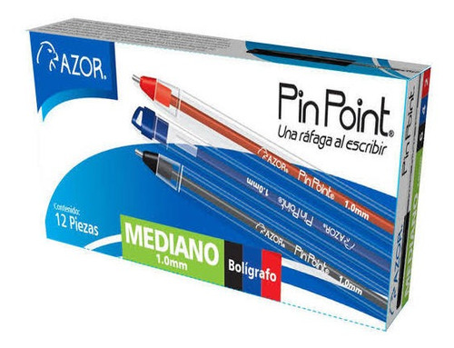 3 Cajas Colors Surtidos Bolígrafo Pluma Punto Medio Azor 1.0
