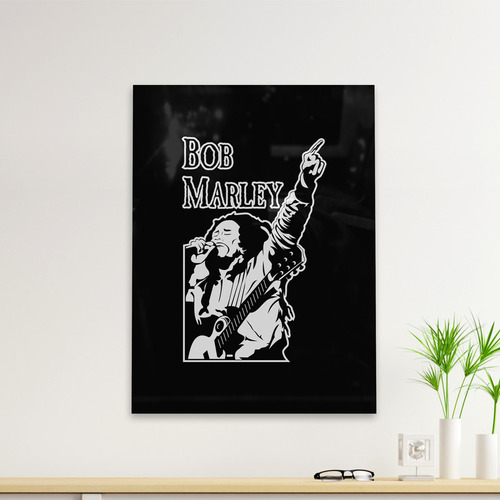 Cuadro Deco Bob Marley Singing (d0750 Boleto.store)