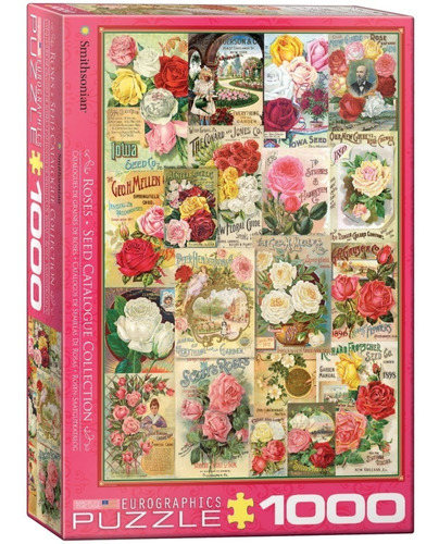 Puzzle 1000 Piezas Roses Seed Catalogue - Eurographics  