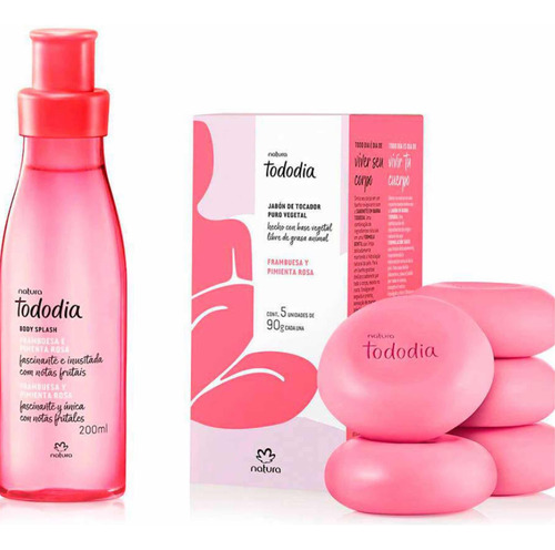 Kit Tododia Pimienta Rosa Body Mas Jabón