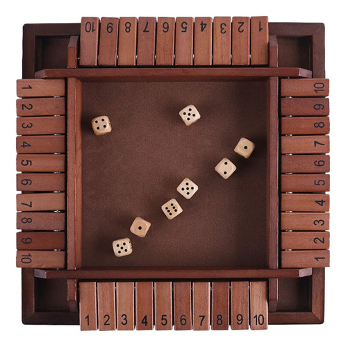 Shut The Box-juego De Mesa Interactivo Para Padres E Hijos,