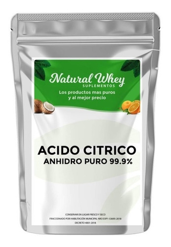 Acido Citrico Anhidro Puro 1 Kilo