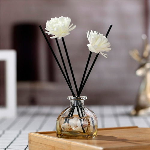 Difusor Aromatico Con Varillas Flores Aceite Esenciale Aroma