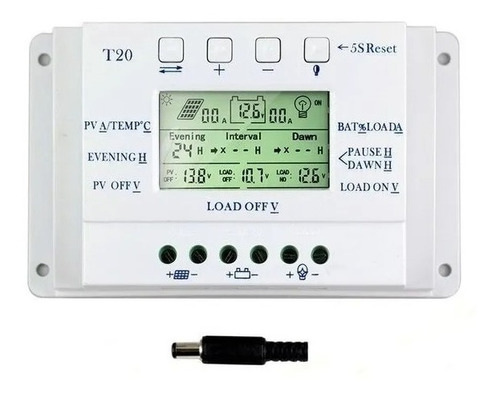 Controlador De Carga Solar 20 A Mppt Off Grid Brinde Tubular