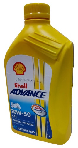 Aceite 4t 20w50 Mineral Shell Advance