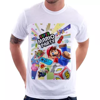 Camiseta Super Mario Party Switch