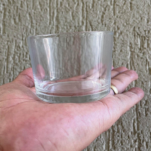 Imagem 2 de 2 de 12 Pote Vidro Grosso Patê Porta Vela Suporte Para Vela 150ml