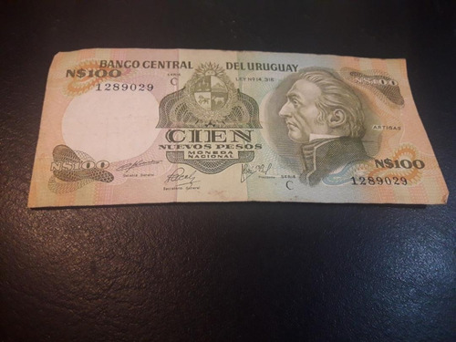 Billete De 100 Nuevos Pesos 029