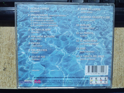 Imagen 2 de 2 de Verano Tropical 8 Cd Malakate Peluche Forasteros