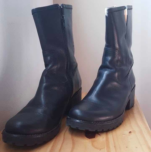 Botas Negras Usadas En Muy Buen Estado Talle 38 Febo