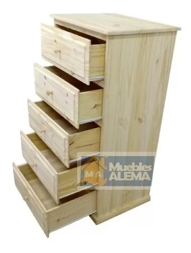 Cajonera Pino 5 Cajones