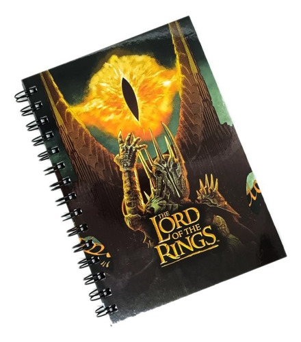 Cuaderno Anillado Lord Of The Rings Sauron Muy Lejano
