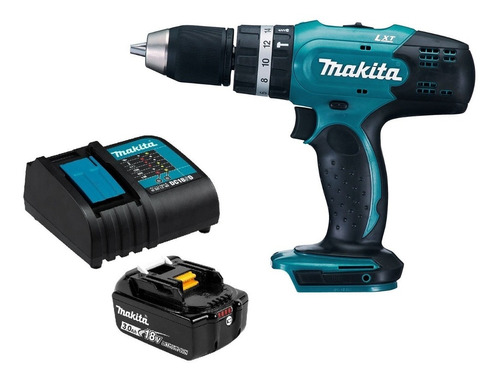 Taladro Atornillador Percutor 18v Inalámbrico Makita Dhp453