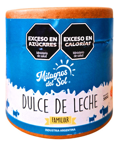 Dulce De Leche Con Familiar Cuñete Car 500g Milagros Del Sol