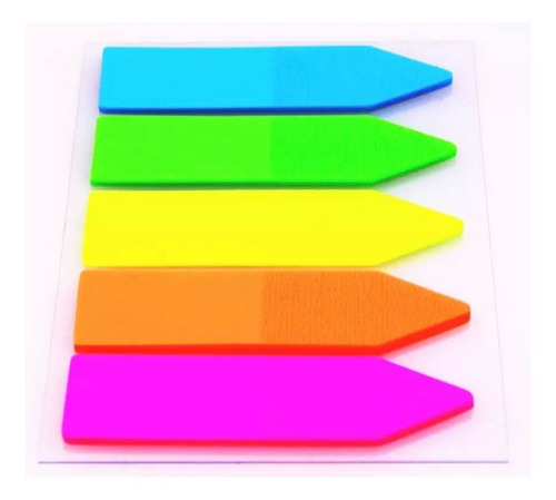 Imagem 3 de 8 de Post-its Coloridos Diversos Tamanhos Kit Com 10 Blocos