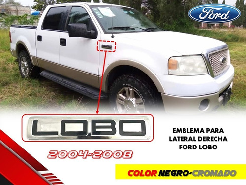 Emblema Para Lateral Derecha Ford Lobo 2004-2008