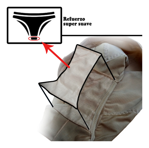 Panty Con Diseño Alta Control Ilusión 1564