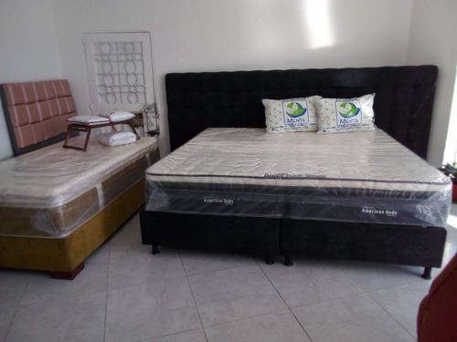 Combo Colchon 2x2  Base Cama Y Cabecero