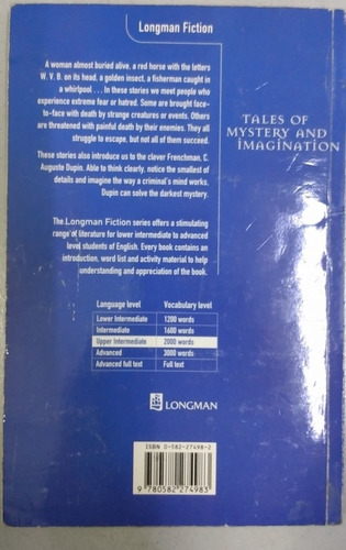 Tales Of Mistery And Imagination, Edgar Allan Pou, Inglés