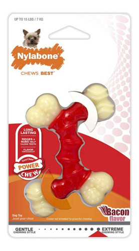 Nylabone Double Bone Juguete Duradero P/ Perros Hasta 7kg