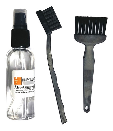 Kit Limpeza Pc Esd Escova Pincel Anti Estática Clean Limpeza