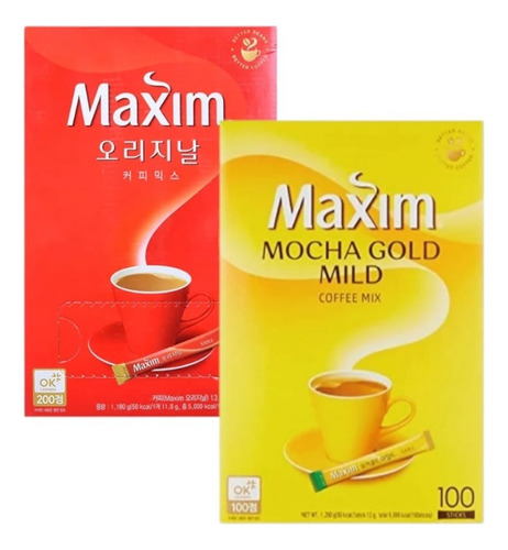 Pack Maxim Mocha Gold Mild Y Maxim Sabor Original 